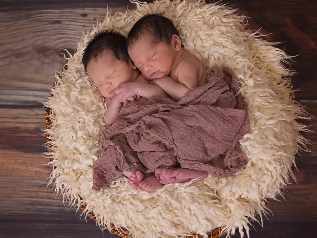 Ilustrasi dua orang bayi. (pixabay/Karen Warfel)