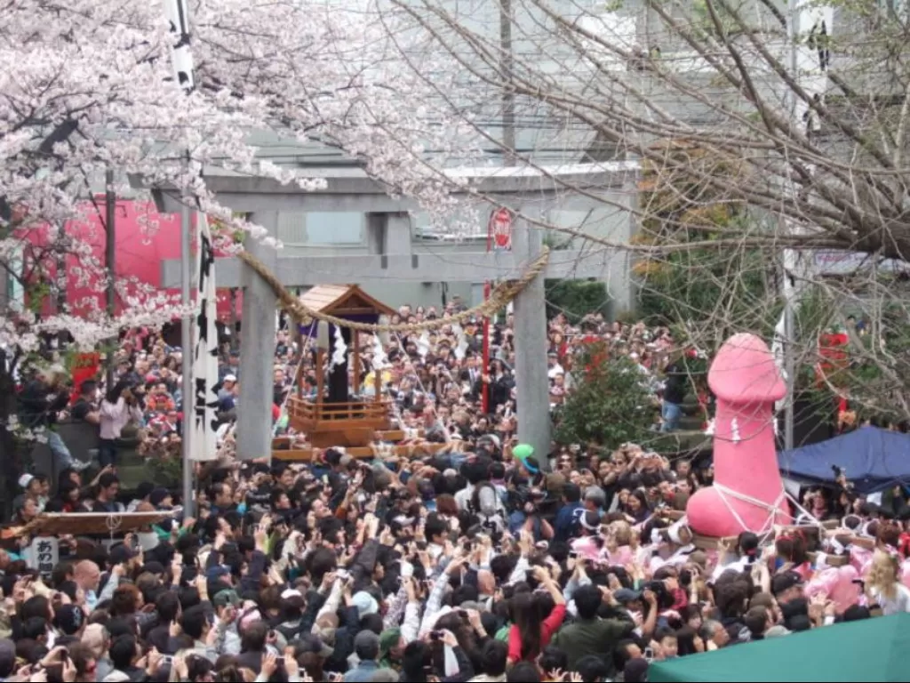Festival penis di Jepang. (tokyocheapo.com/Club Citta)