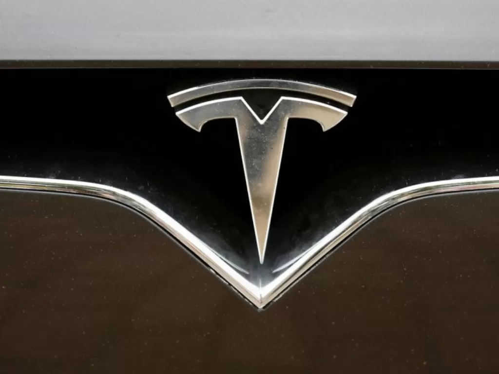 Logo Tesla (Antara News/Reuters)