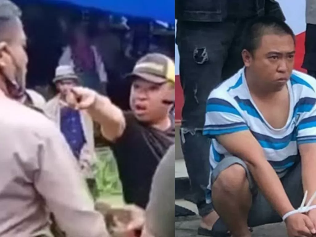 Bandar judi sabung ayam anak anggota DPRD Toraja Utara yang melawan polisi saat dibubarkan. (Foto: Istimewa)