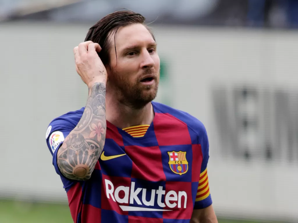 Megabintang Barcelona, Lionel Messi. (REUTERS/Miguel Vidal)