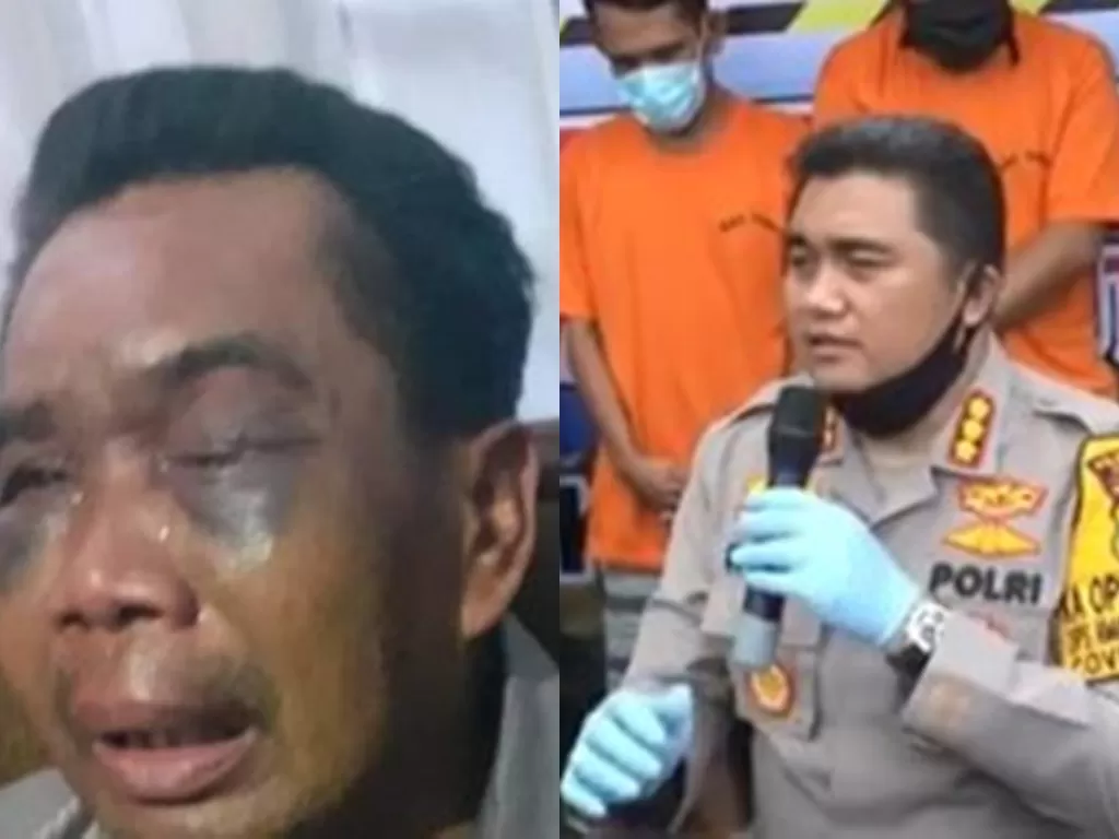 Sarpan dan Kapolrestabes Medan Kombes Pol Riko Sunarko.