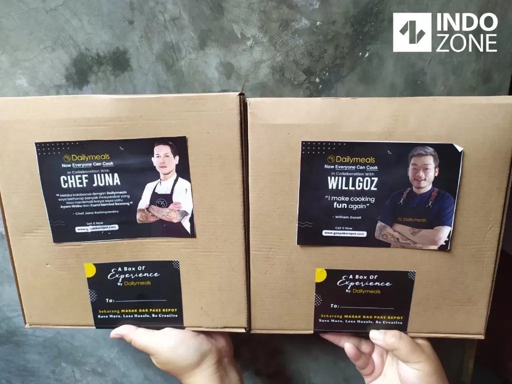 Masakan Chef Juna dan William Gozali (INDOZONE/Syarifah Aulia)