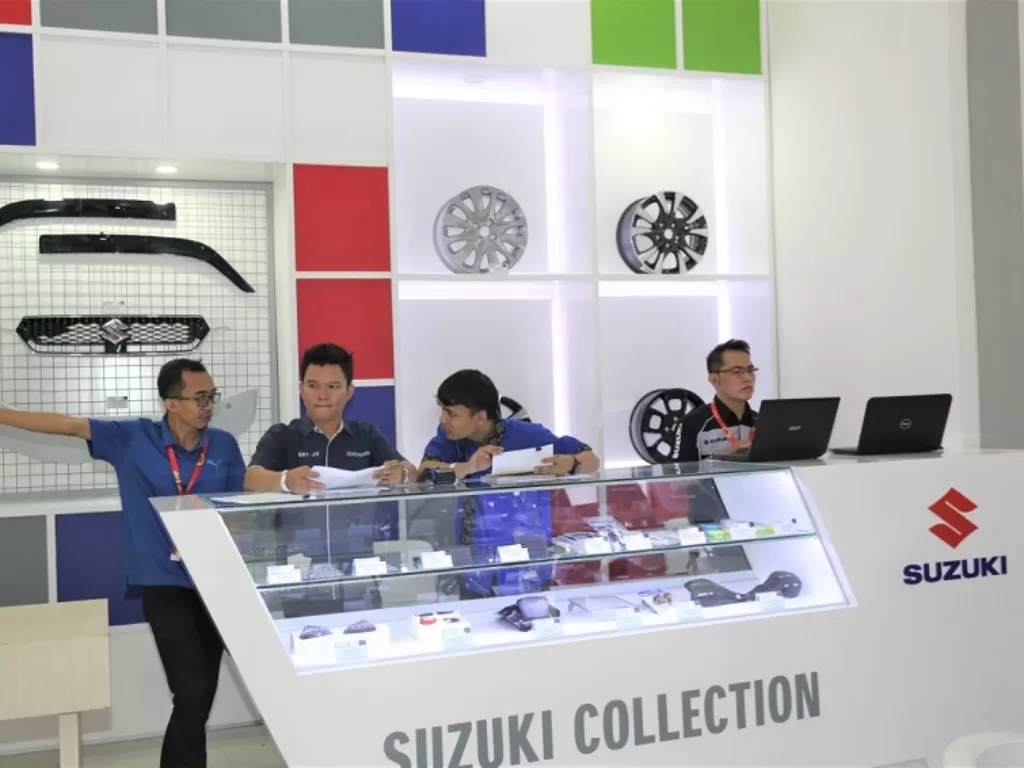 Ilustrasi workshop aksesoris mobil Suzuki. (Dok. Suzuki)