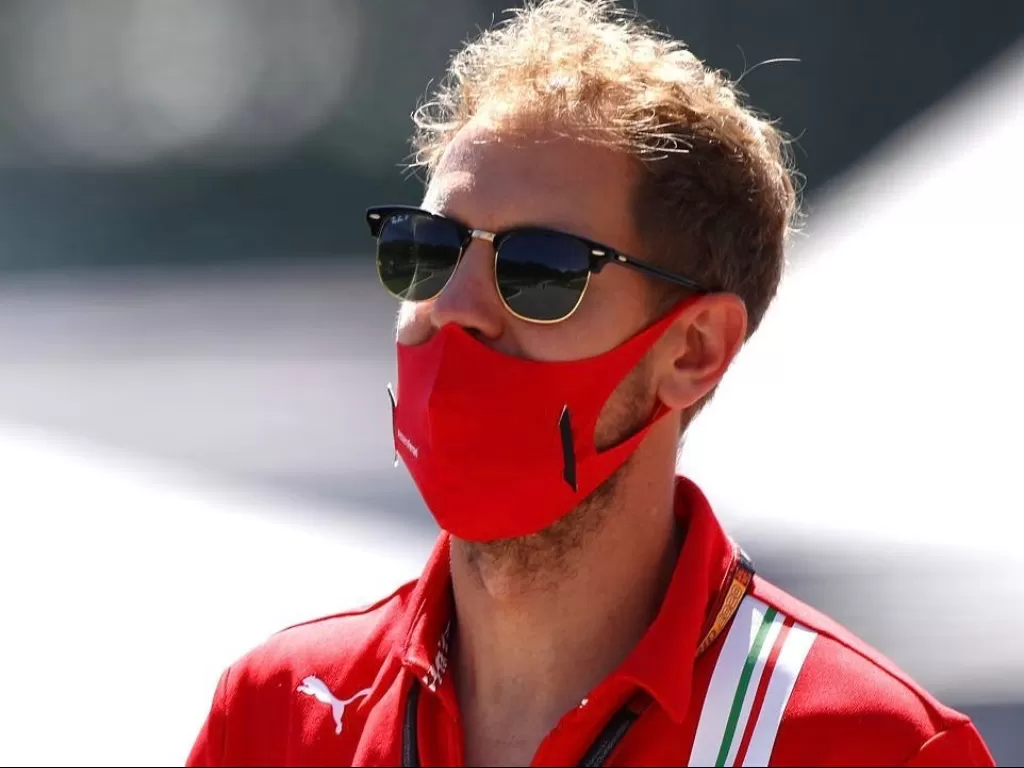 Pembalap senior Ferrari, Sebastian Vettel. (Instagram/@vettelofficial)