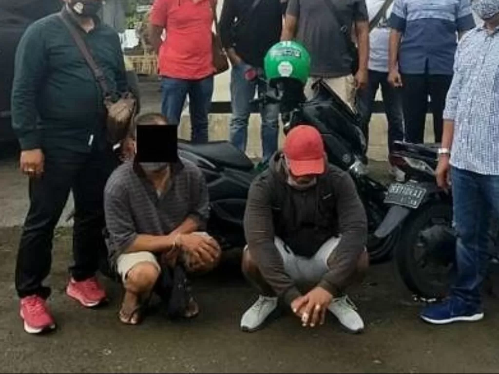 Dua warga Bali ditangkap berbuat mesum di pura. (Istimewa)