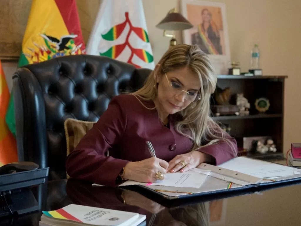 Presiden Bolivia, Jeanine Anez. (instagram/@jeanineanez)