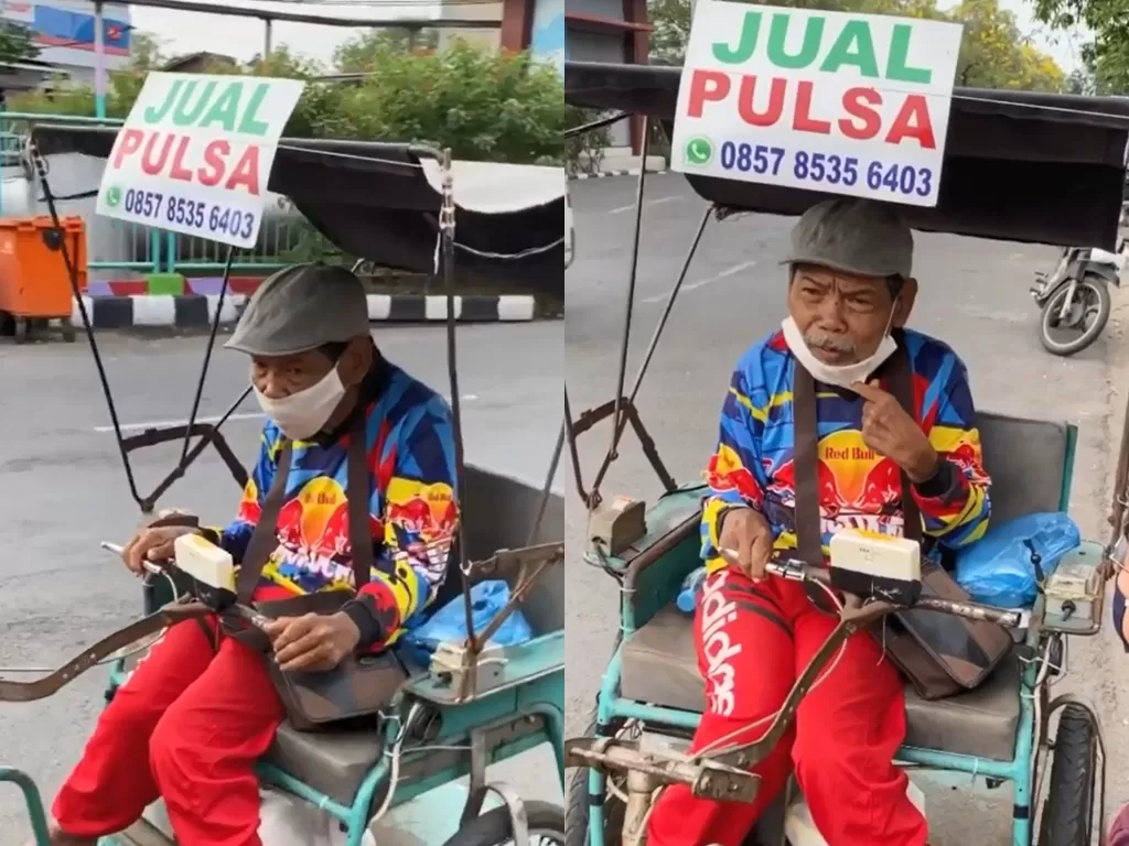 Pak Saipul penyandang disabilitas. (Photo/Instagram/@kokobuncit)