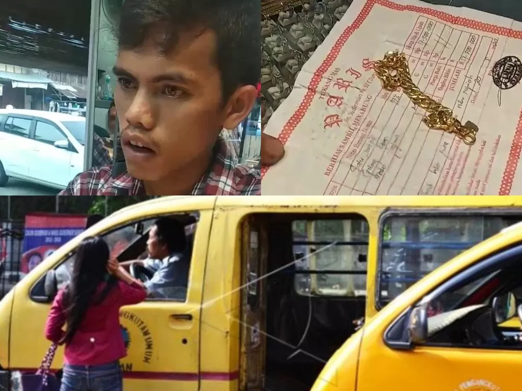 Cuplikan video lelaki mengaku ditipu orang dalam angkot di Medan Sumatera Utara.
