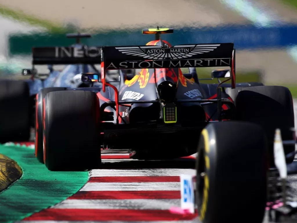 Mobil balap pabrikan Red Bull Racing. (Instagram/@redbullracing)
