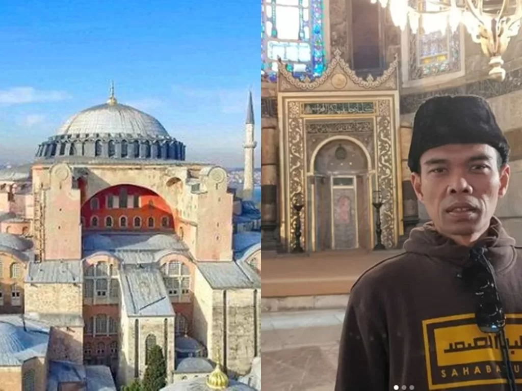 Kolase Hagia Sophia dan Ustaz Abdul Somad Batubara