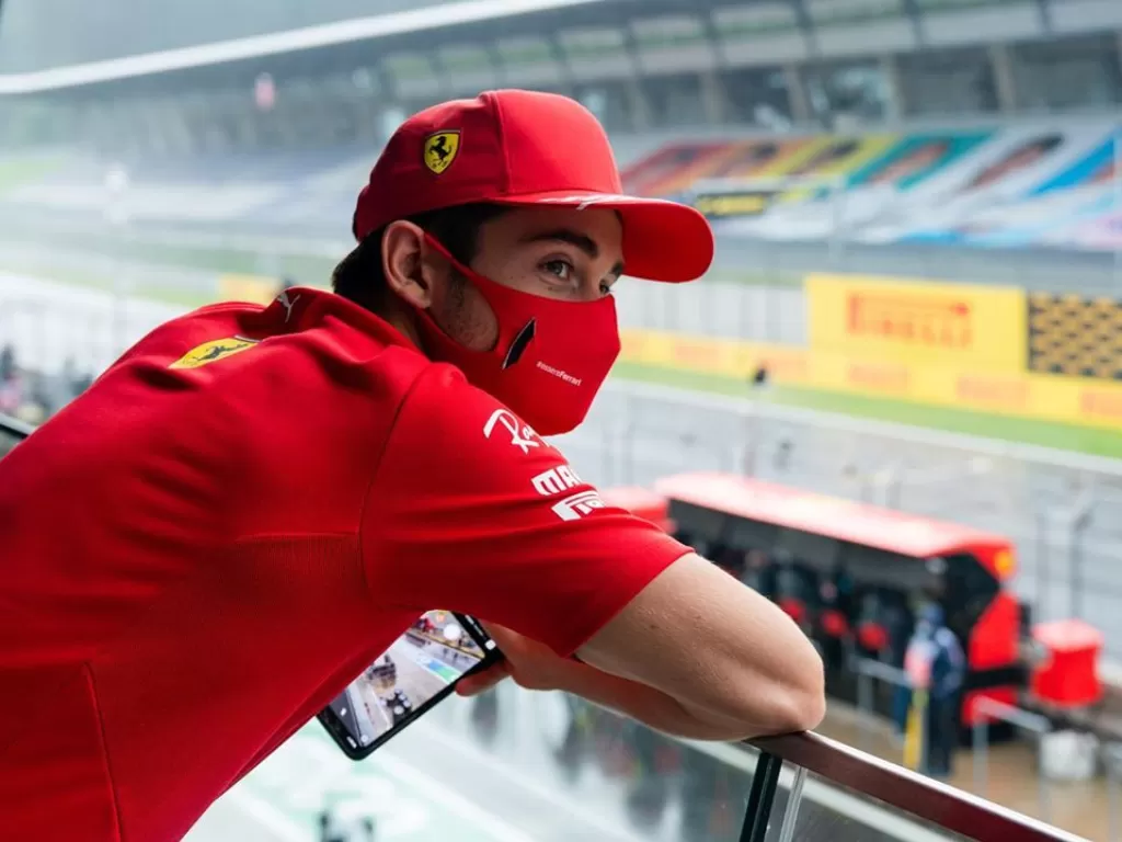 Pembalap Ferrari, Charles Leclerc. (Instagram/@scuderiaferrari)