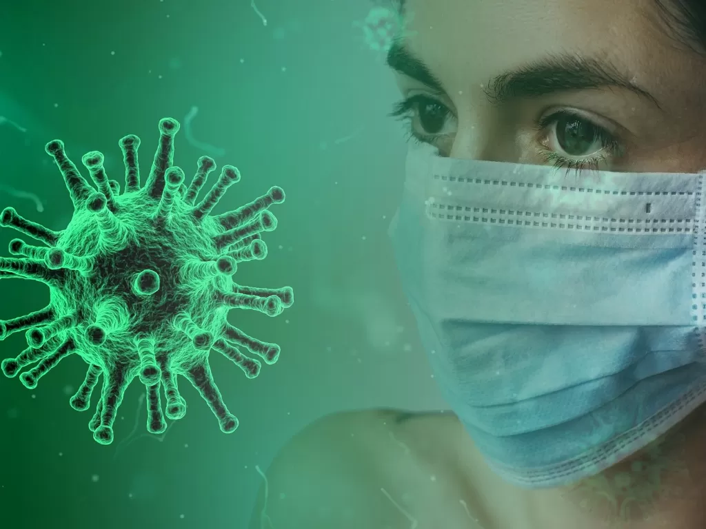 Ilustrasi virus corona. (pixabay/Tumisu)