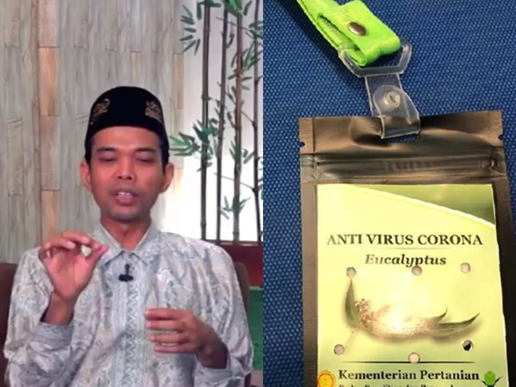 Ustaz Abdul Somad dan Kalung Antivirus Corona