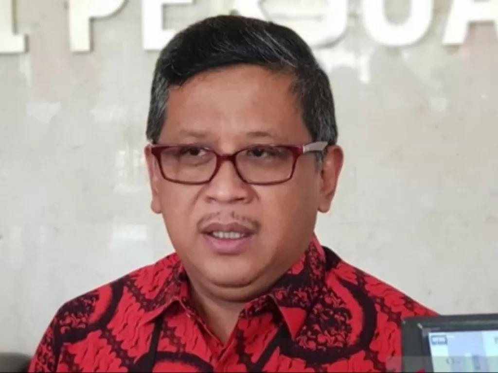 Sekretaris Jenderal PDI Perjuangan (PDIP) Hasto Kristiyanto. (ANTARA/Riza Harahap)