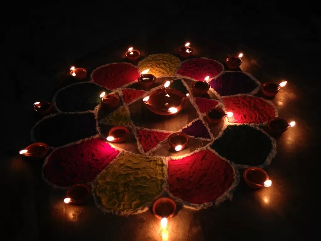 Ilustrasi perayaan Diwali atau Deepavali. (Pixabay/wpcares)