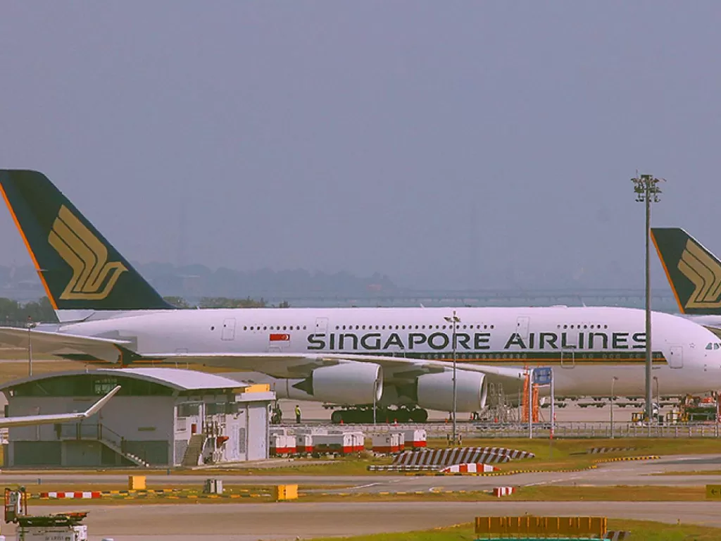 Pesawat maskapai Singapura. (ainonline.com)