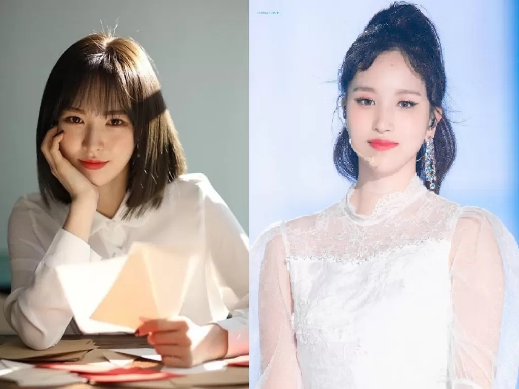 Kiri: Idol Kpop Wendy 'Red Velvet' (Instagram/@wendyrvsm), kanan: Mina TWICE. (Instagram/@minajype).