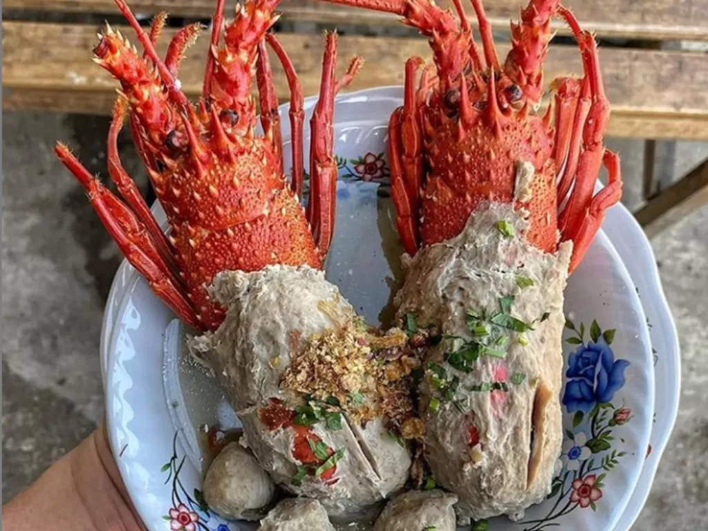 Bakso Lobster viral (Instagram/@anak.kuliner)