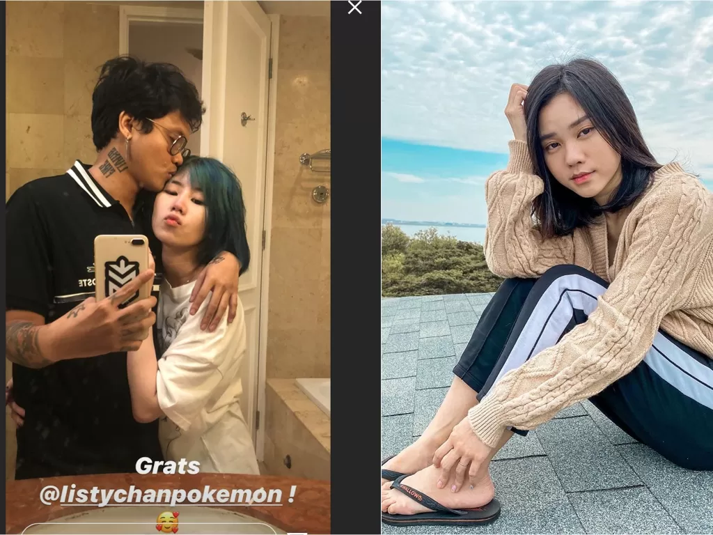 Kiri: Ericko Lim selingkuh dengan Listy Chan / Kanan: Jessica Jane (Instagram/@jessicajane99)