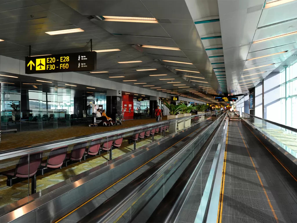 Bandara Changi Singapura. (flickr.com)