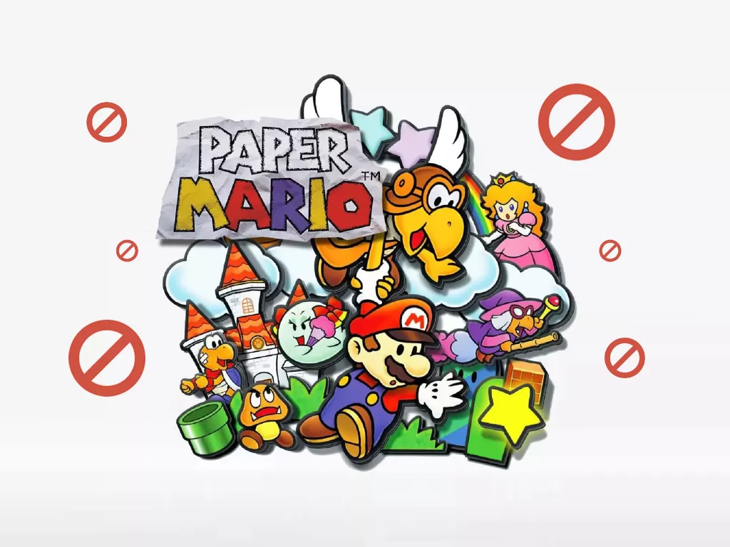 Ilustrasi karakter di game Paper Mario (photo/Dok. Nintendo)