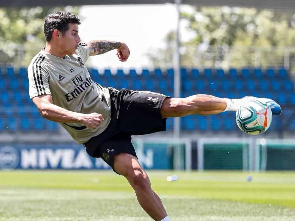 Gelandang Real Madrid, James Rodriguez. (Instagram/jamesrodriguez10)