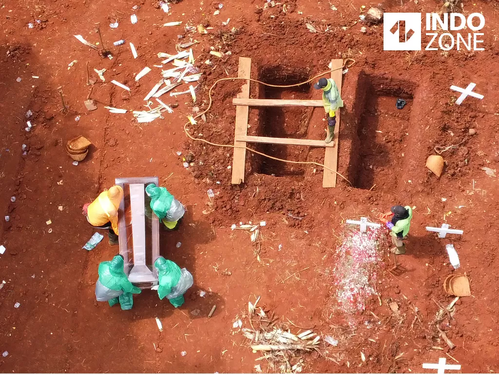 Ilustrasi jenazah hilang dan makam yang dibongkar. (INDOZONE/Arya Manggala)
