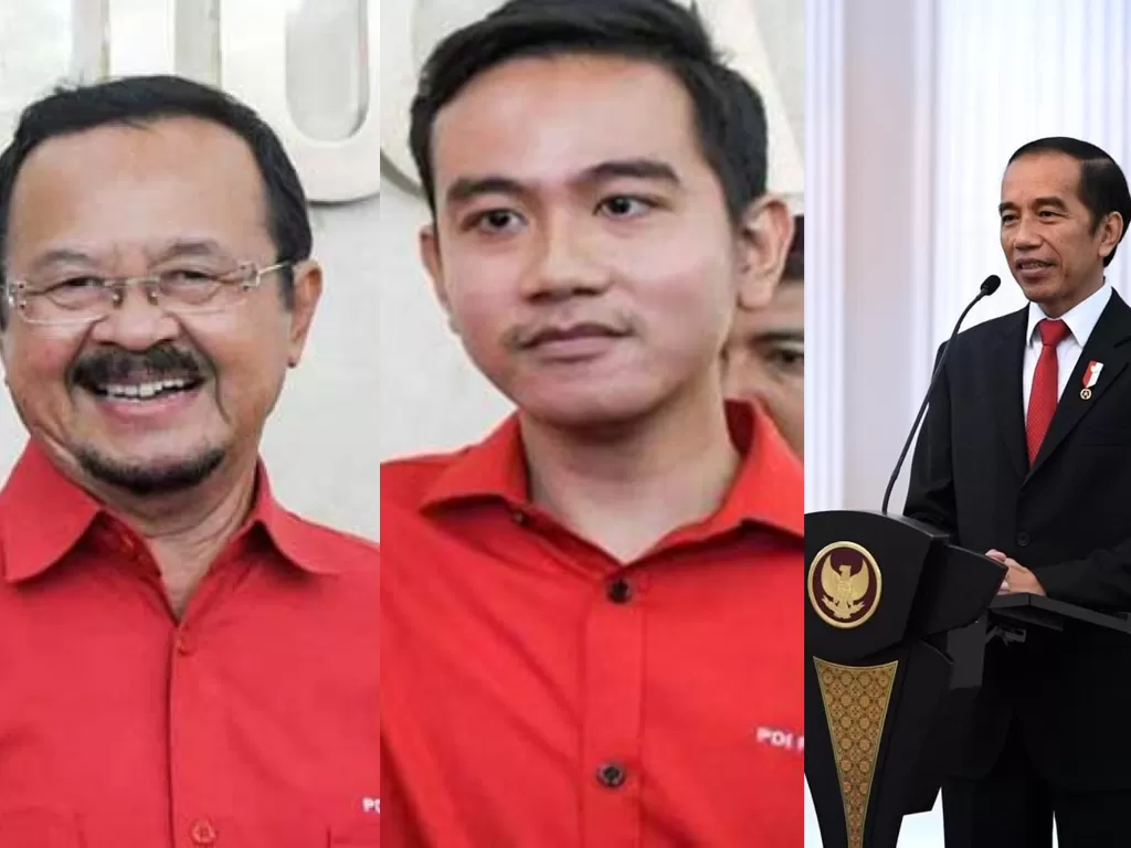 Kolase foto Achmad Purnomo (kiri), Gibran Rakabuming (tengah), dan Jokowi (kanan). (Foto: Istimewa)