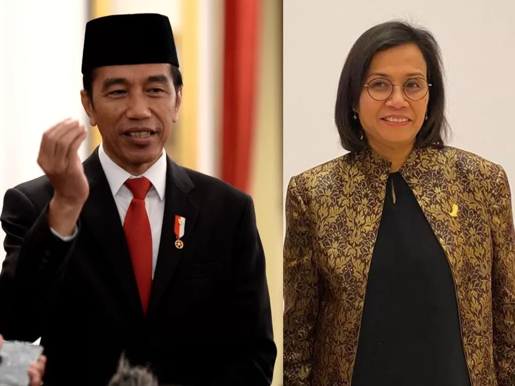 Jokowi dan Sri Mulyani. (Foto: Instagram/Jokowi dan Sri Mulyani)