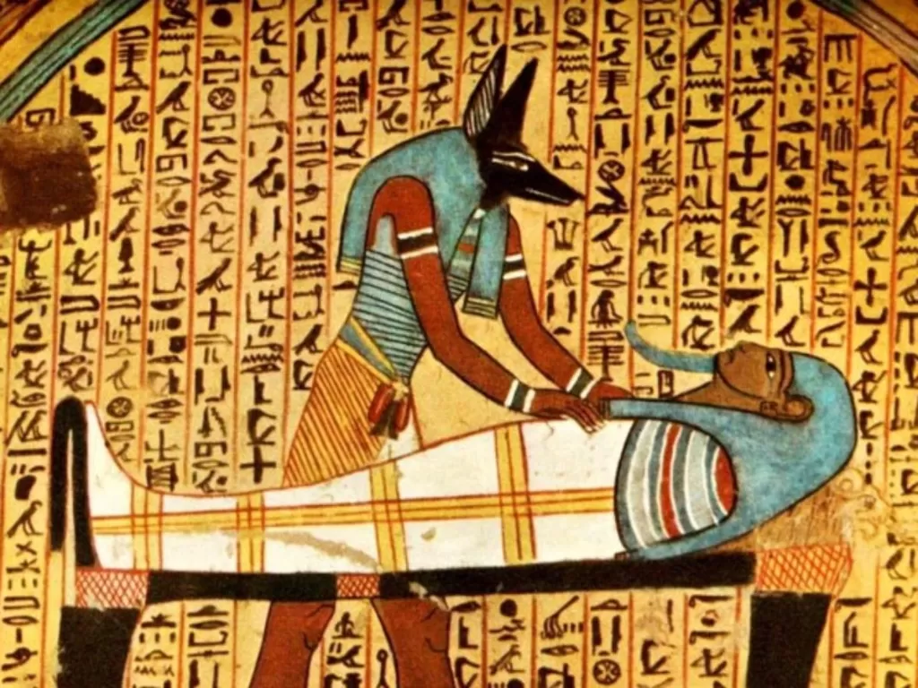 Ilustrasi Anubis, dewa mumifikasi dan akhirat di Mesir. (cleopatraegypttours.com)
