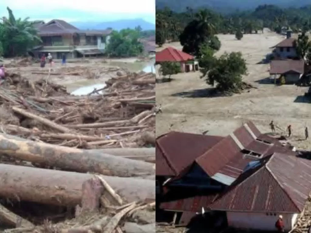 Banjir bandang di Kabupaten Luwu Utara