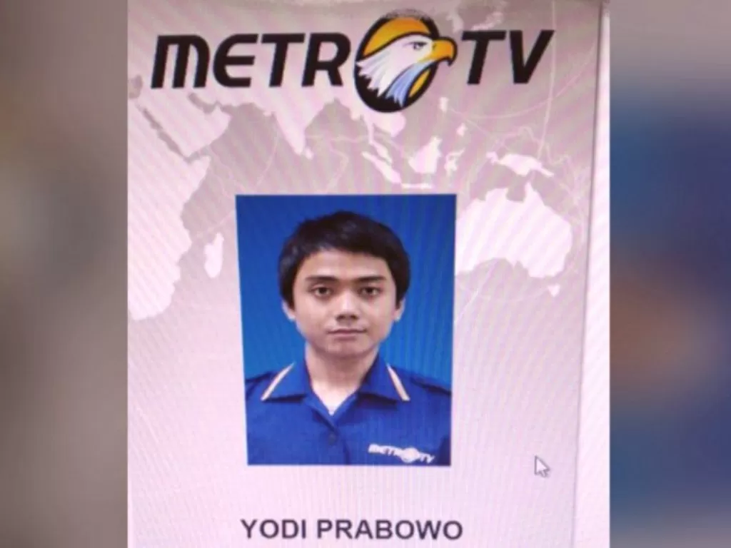 Almarhum Editor Metro TV, Yodi Prabowo (ANTARA)