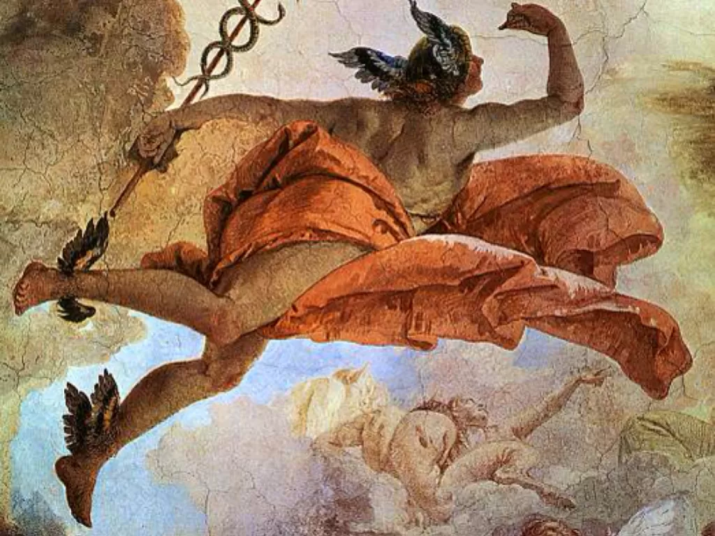 Ilustrasi dewa Mercury dalam mitologi Romawi. (diary.ru)