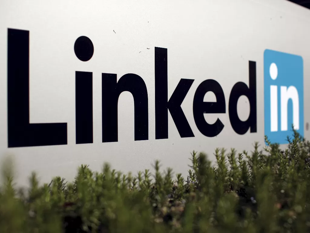 Logo perusahaan LinkedIn (photo/REUTERS)