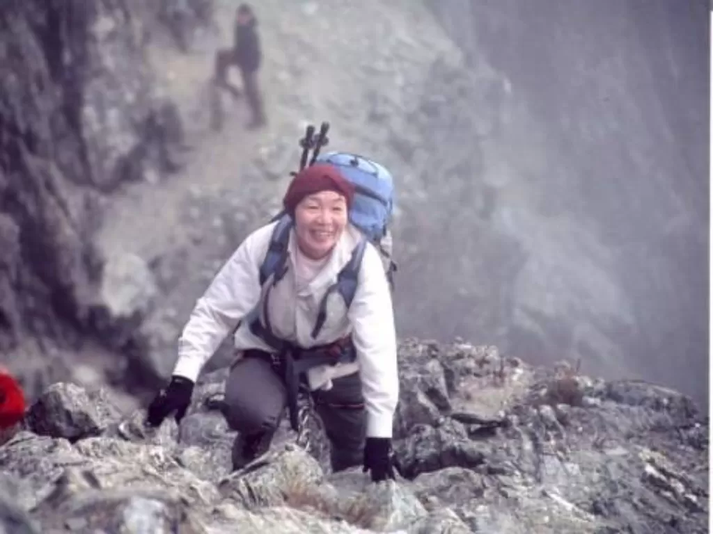 Junko Tabei, wanita pertama yang capai puncak Everest. (Dok/Twitter/AvoToastSeries)