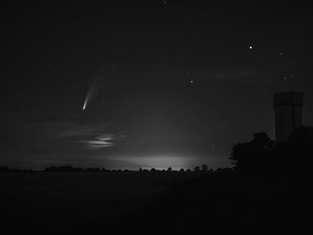 Ilustrasi komet. (Pixabay)