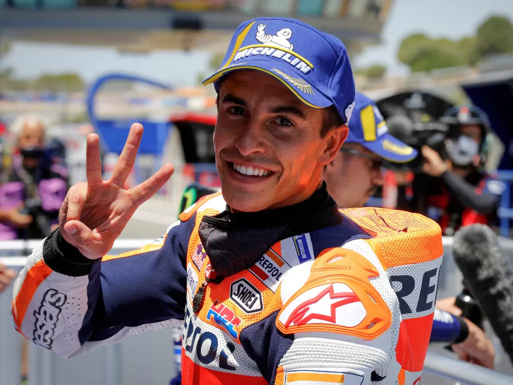 Pembalap Honda Repsol, Marc Marquez. (REUTERS/HANDOUT)