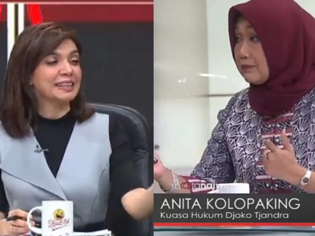 Cuplikan video Najwa Shibab diprotes Anita Kolopaking.