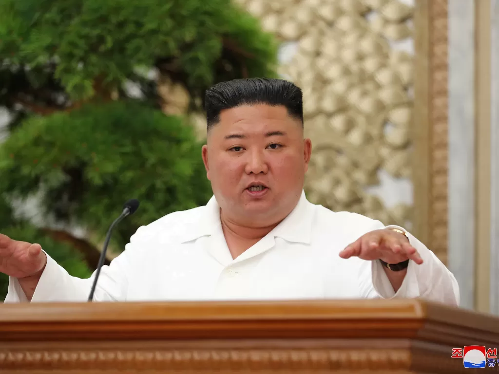 Pemimpin Tertinggi Korea Utara Kim Jong Un (KCNA via REUTERS)