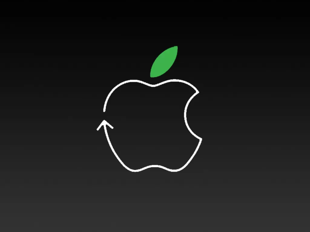 Ilustrasi logo Reuse Apple (photo/Dok. Apple)