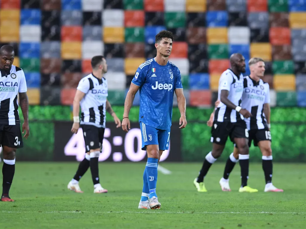 Udinese vs Juventus. (REUTERS/JENNIFER LORENZINI)