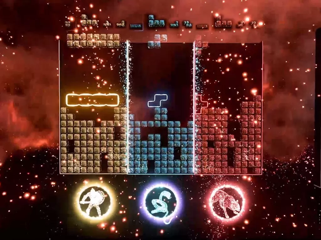 Gameplay Tetris Effect: Connected (photo/Enhance Experience)