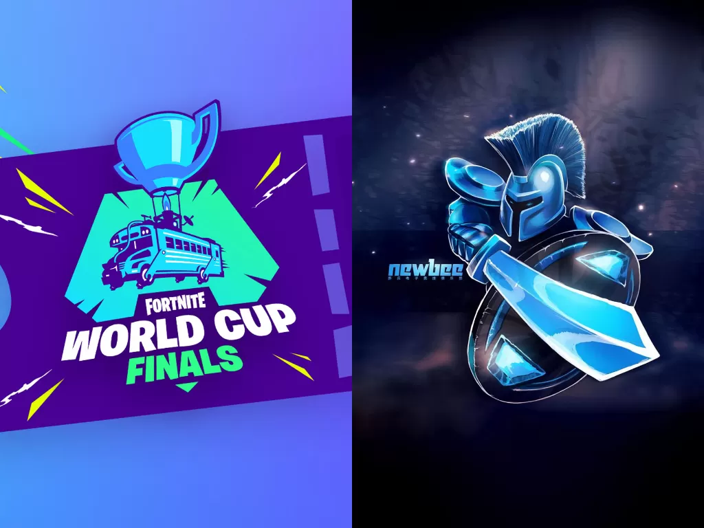 Logo Fortnite World Cup dan Newbee (photo/Epic Games/Newbee)