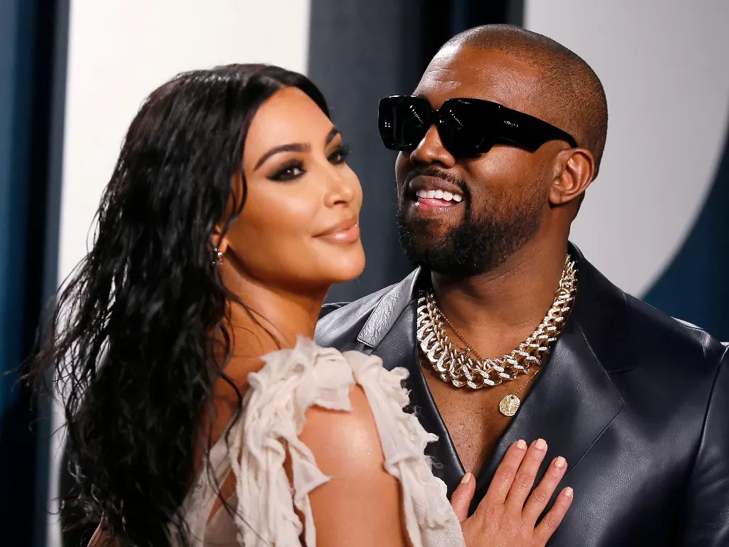 Kim Kardashian dab Kanye West di Los Angeles, California, U.S., (9/2/2020). (REUTERS/Danny Moloshok/File Photo)