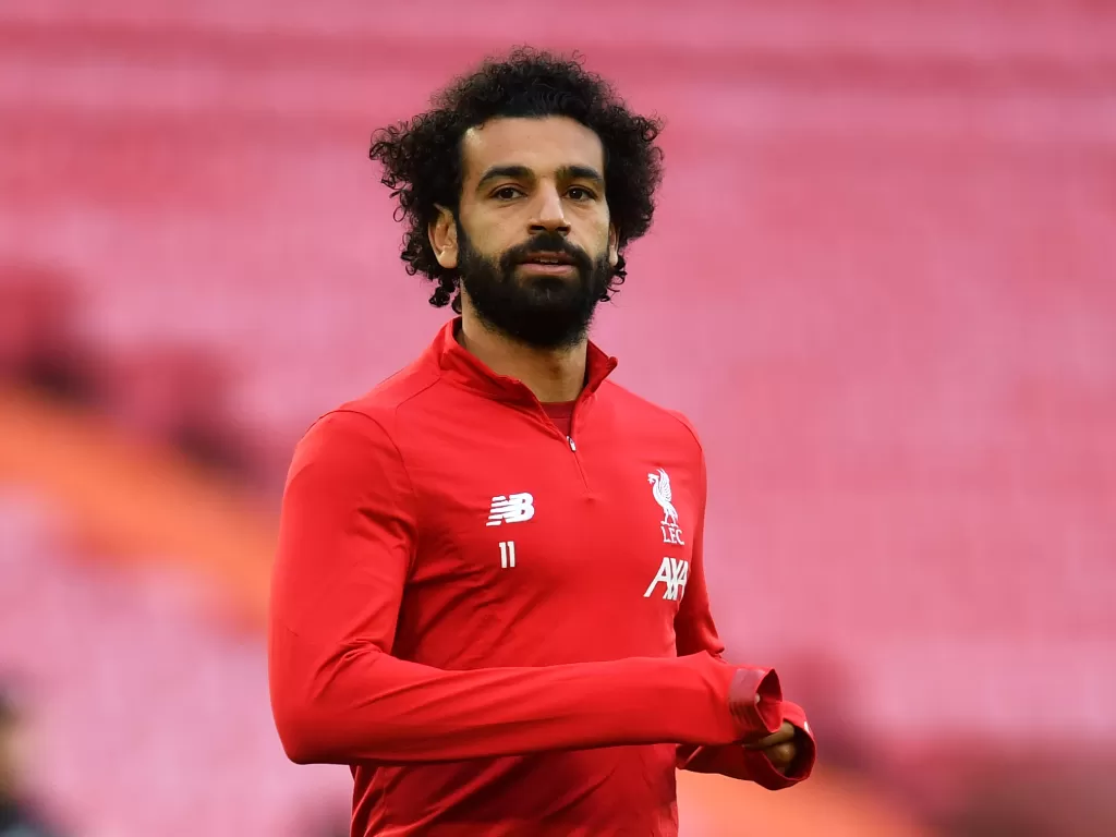 Penyerang Liverpool, Mohamed Salah. (REUTERS/Paul Ellis)