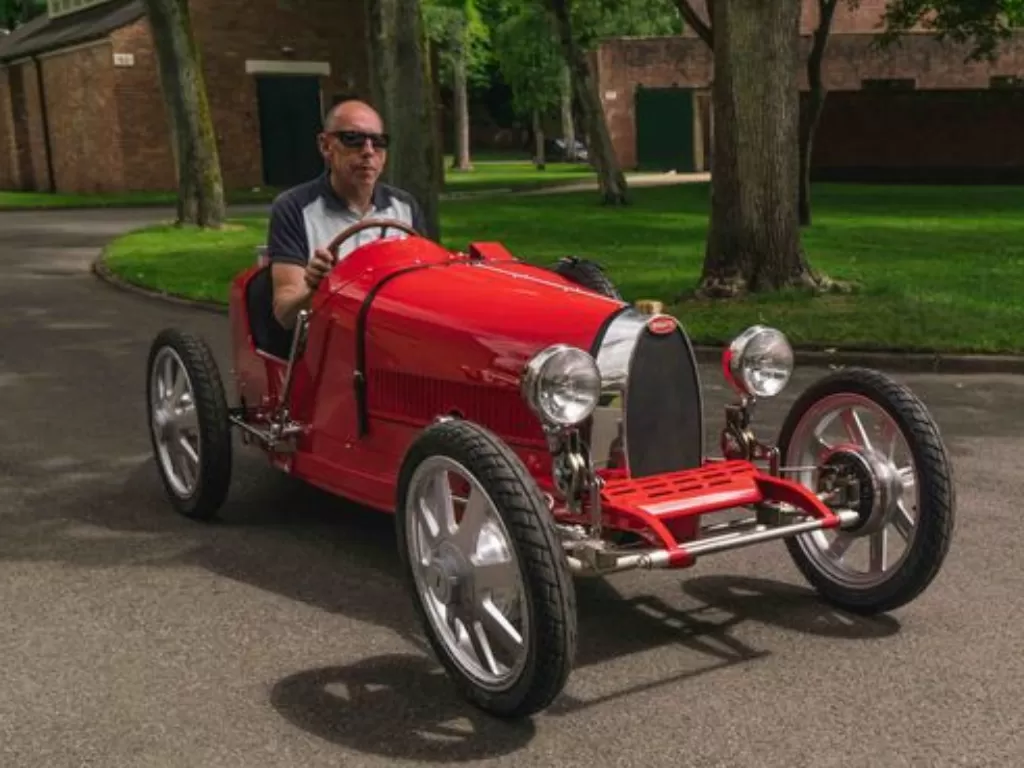 Tampilan mobil listrik terbaru milik Bugatti, Bugatti Baby II. (caranddriver.com)