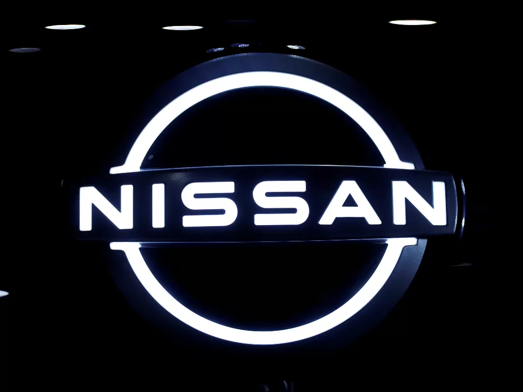 Logo pabrikan Nissan. (REUTERS/Issei Kato)