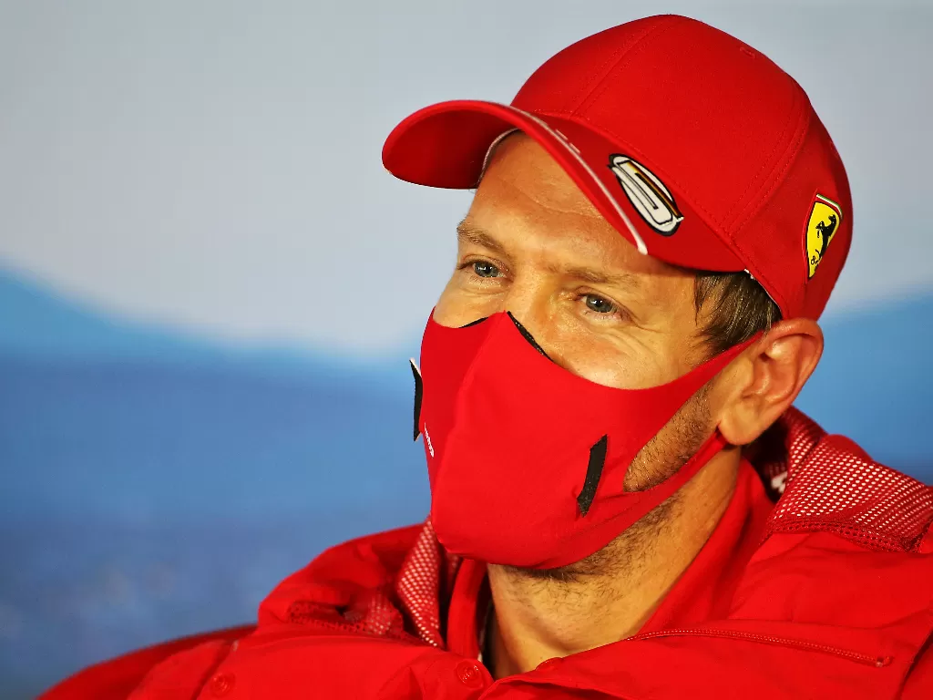 Pembalap senior Ferrari, Sebastian Vettel. (REUTERS/HANDOUT)