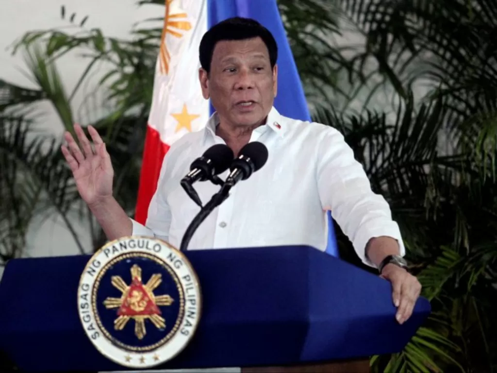 Presiden Flipina, Rodrigo Duterte. (Photo/REUTERS/Lean Daval Jr/Dokumentasi)